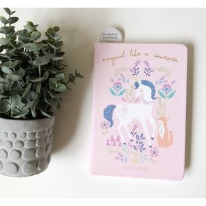Baby Pink Unicorn 2018-2019 Planner